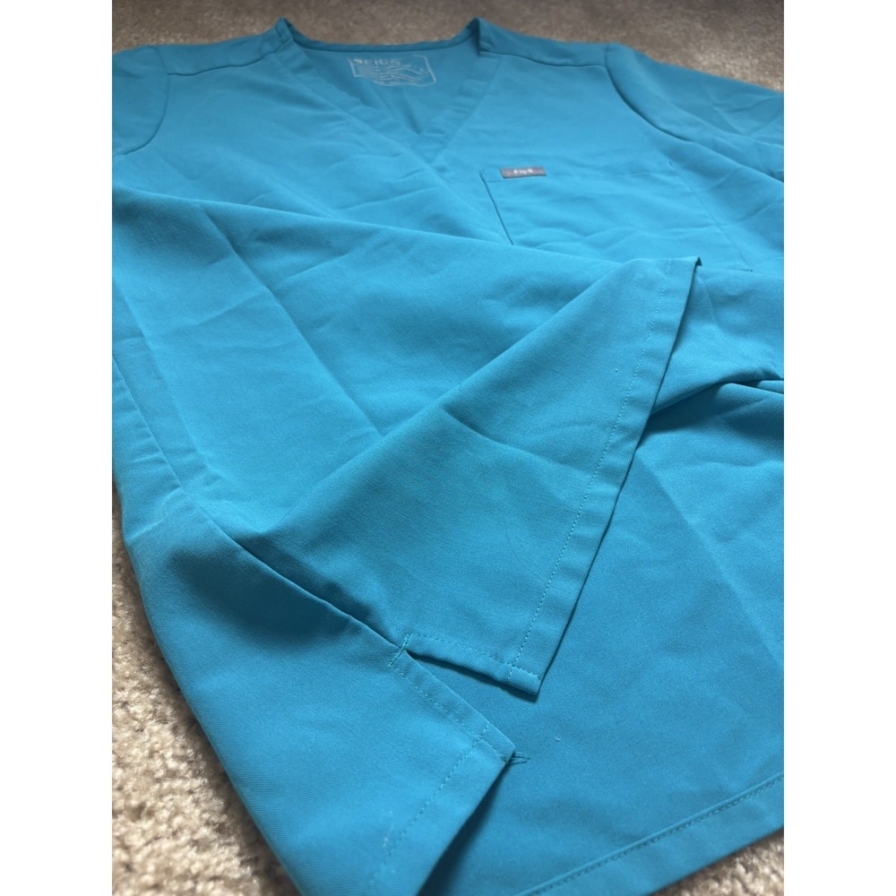 Figs Womens Scrub Set Teal Catarina Vneck Sm Zamora Jogger 2.0 S/Petite Limited - Picture 5 of 16